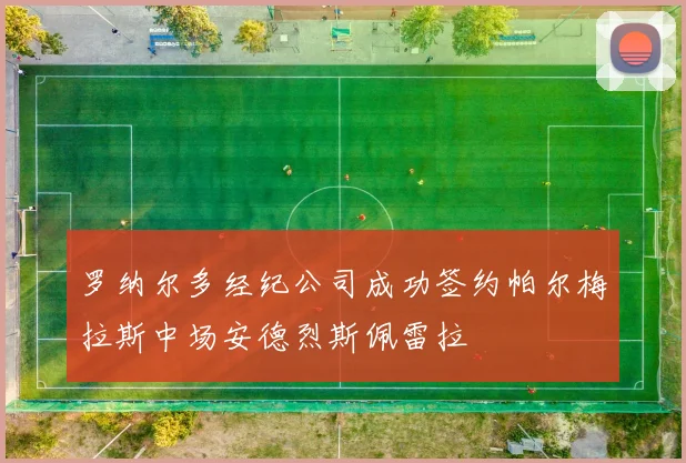 罗纳尔多经纪公司成功签约帕尔梅拉斯中场安德烈斯佩雷拉